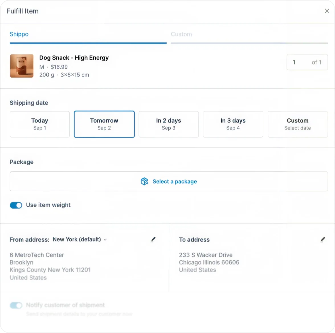 Shipping & Fulfillment manage fulfillment from your dashboard img